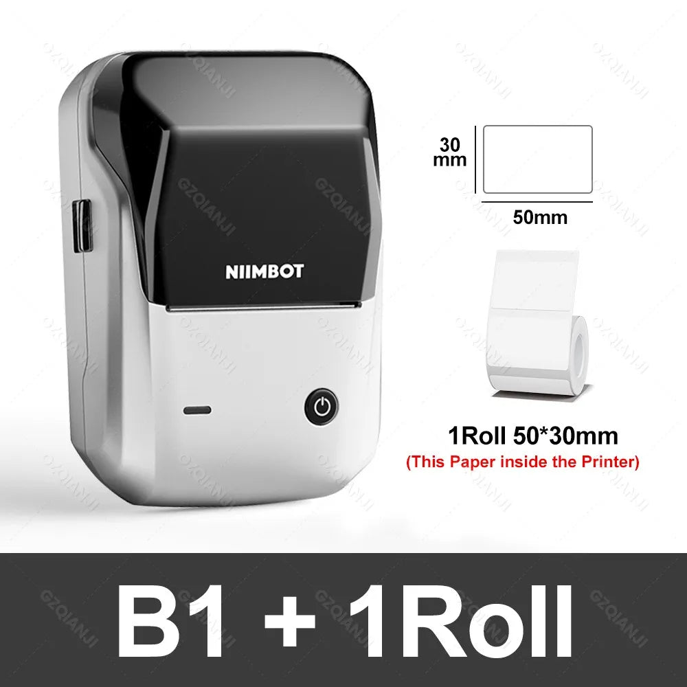 NIIMBOT B1 Portable Thermal Label Printer Bluetooth