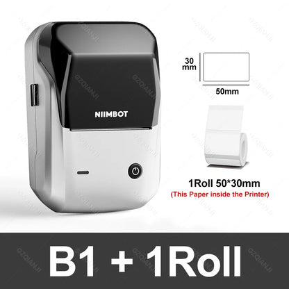 NIIMBOT B1 Portable Thermal Label Printer Bluetooth