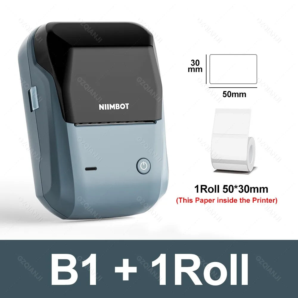 NIIMBOT B1 Portable Thermal Label Printer Bluetooth