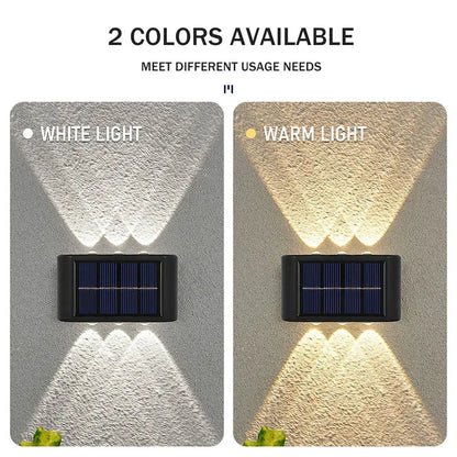 Solar Wall Light Outdoor Waterproof LED Lamp