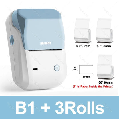NIIMBOT B1 Portable Thermal Label Printer Bluetooth