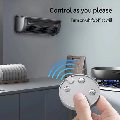 Wall Mounted Air Cooling Fan with Remote Control