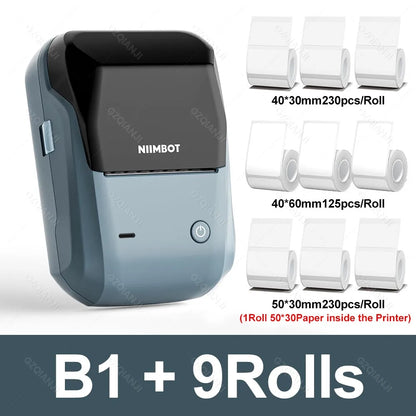 NIIMBOT B1 Portable Thermal Label Printer Bluetooth